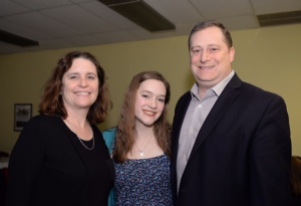 Sarah Rosenthal and parents